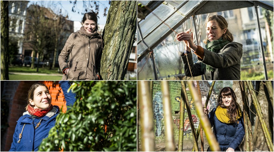 Portret groenadviseurs van het EcoHuis Portret groenadviseurs van het EcoHuis